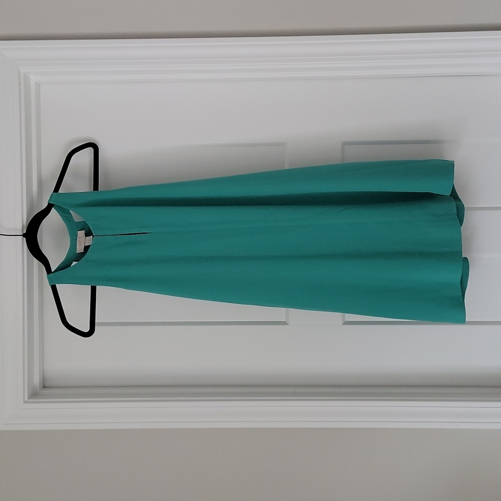 Loft teal tunic dress
